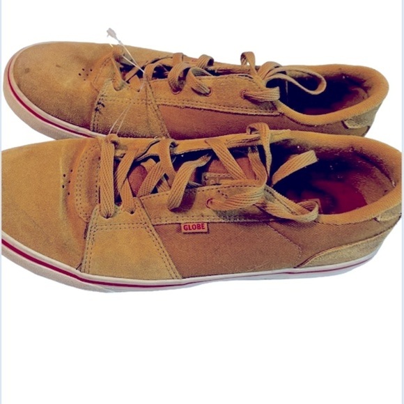 Globe FATE Skaters Shoes Yellow Suede Sz 9.5 Men - Picture 5 of 9